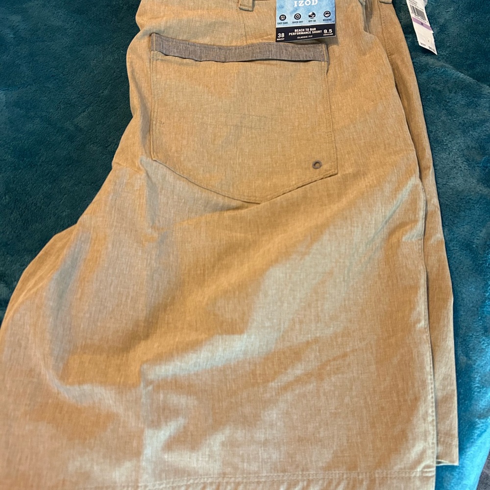 Izod Saltwater Tan Performance Shorts